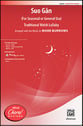 Suo Gan SATB choral sheet music cover